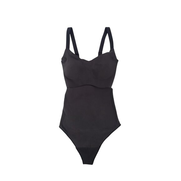 Maidenform Black Shaping Bodysuit With Adjustable Straps & Underwire Support - S - Picture 4 of 6